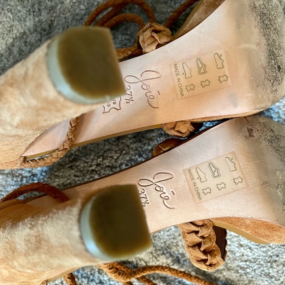 Joie Flo Strappy suede heeled sandal - Picture 10 of 14